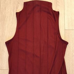 Burgundy tank top (body)